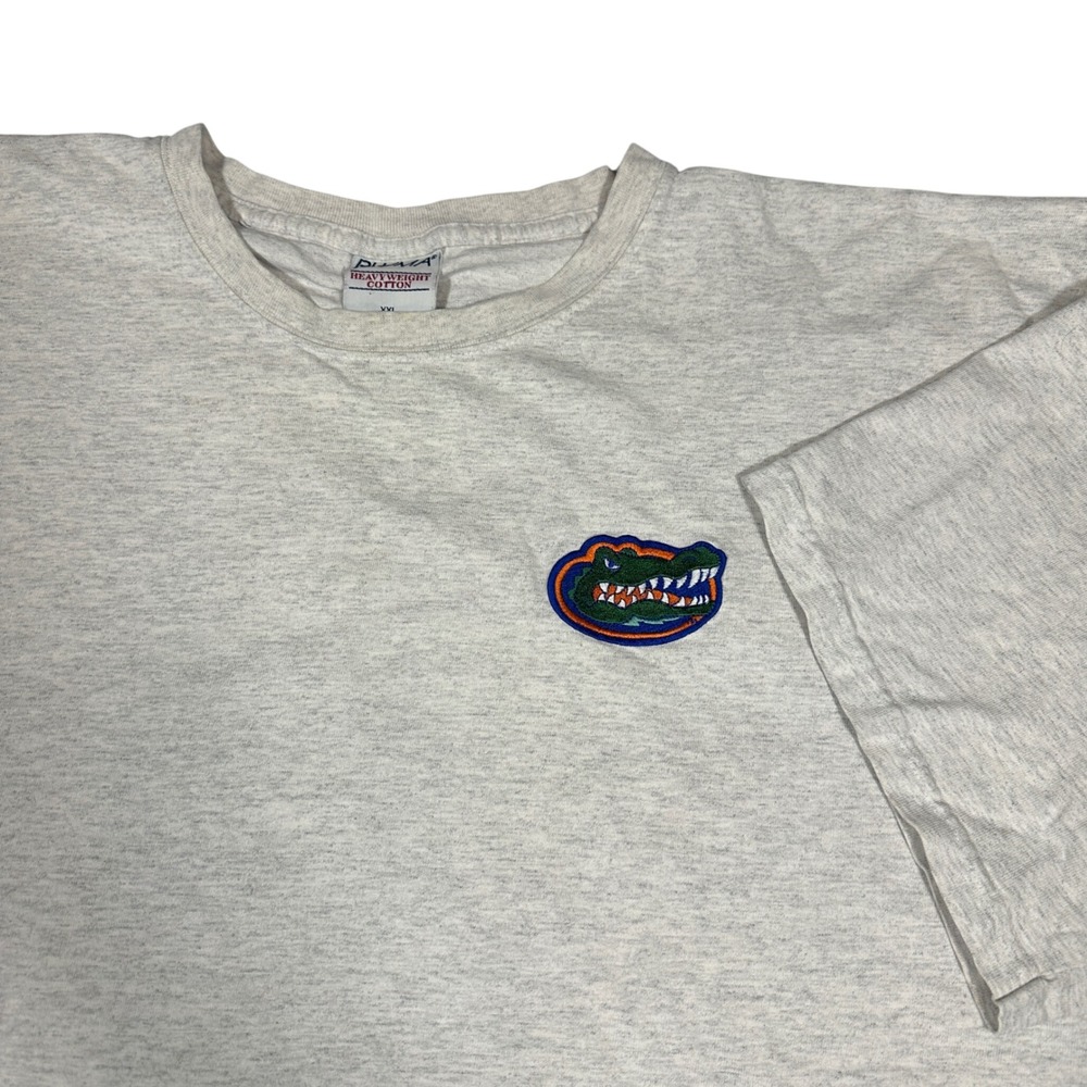 Vintage Florida Gators Pluma Heavyweight Cotton T-Shirt Grey XXL Gator Logo